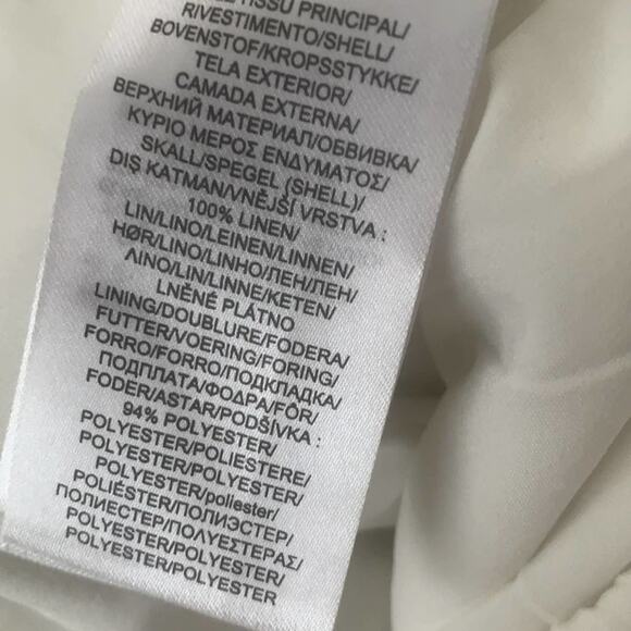LAUREN RALPH LAUREN 100% LINEN DRESS PANTS SIZE 8 - Picture 9 of 10
